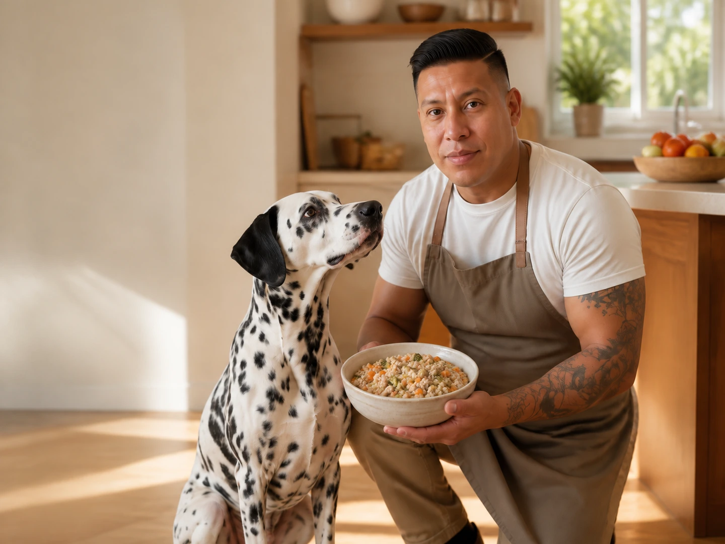 Andres Mendez with Zeus