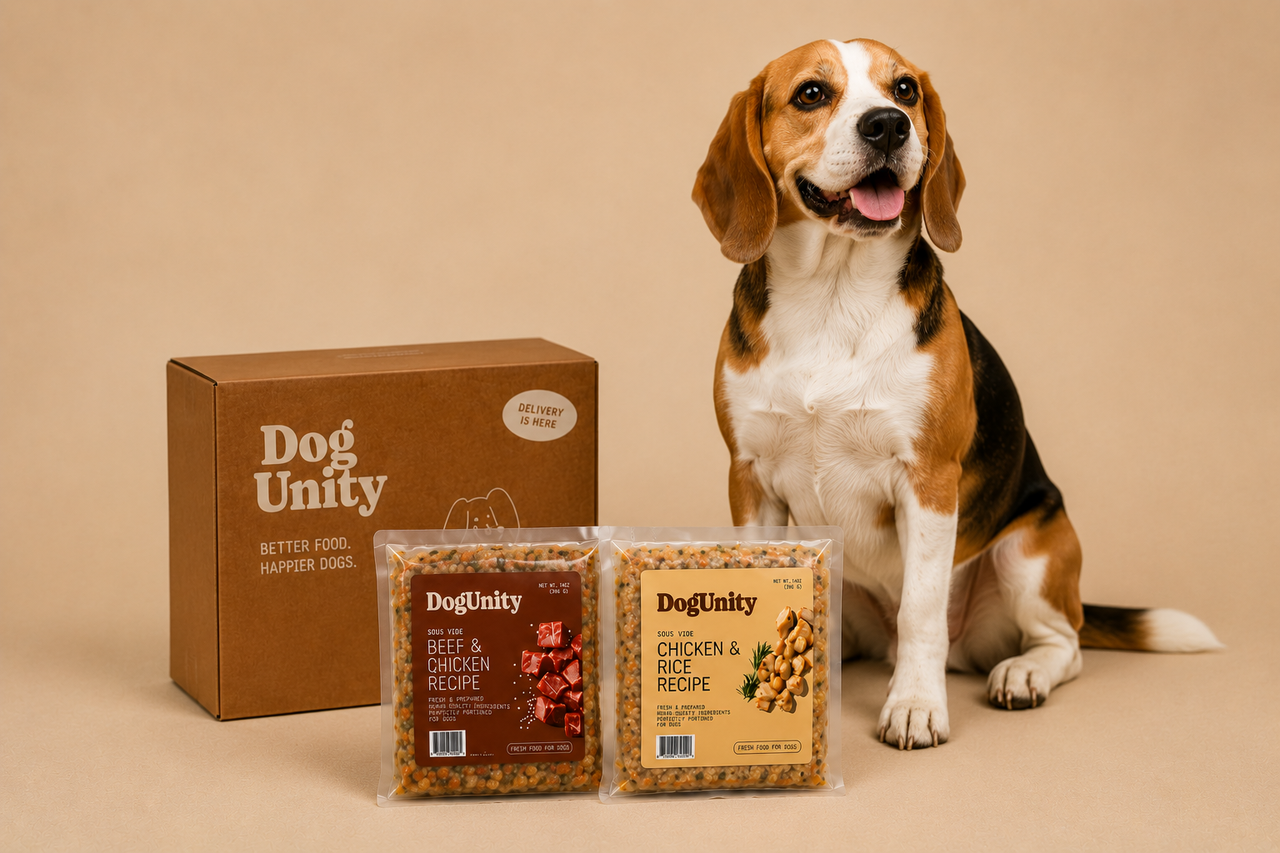 DogUnity insulated delivery packaging with ice packs