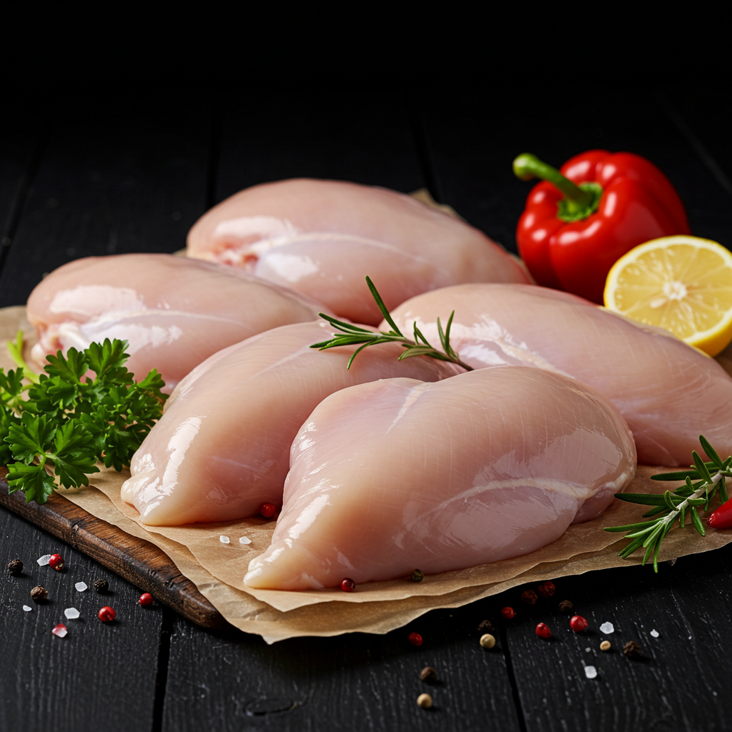 Premium chicken breast used in DogUnity chicken recipe